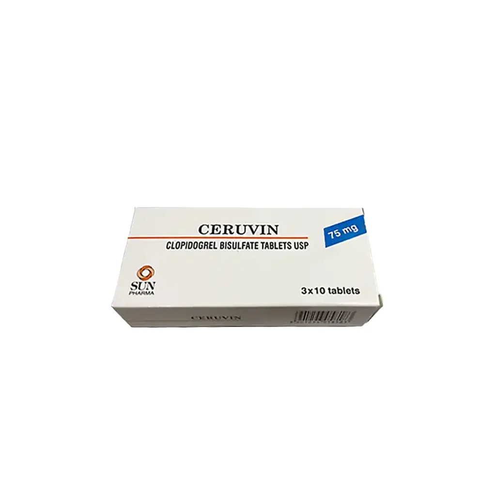 CERUVIN(セルビン)75mg 30錠(クロピドグレル)| 個人輸入代行