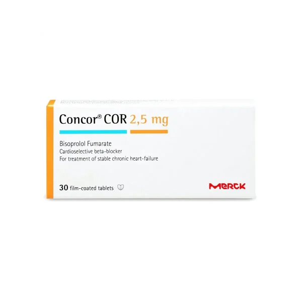 Concor COR（コンコールCOR）2.5mg 30錠（ビソプロロール）| 個人輸入代行